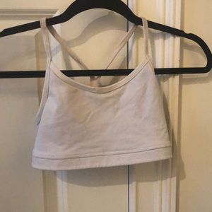 lululemon size 2 sports bra white